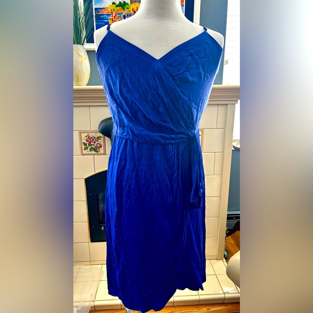 Anthropologie faux wrap sundress size 16